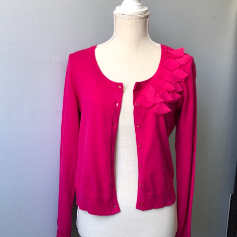 Motherhood Maternity Ruffle Cardigan